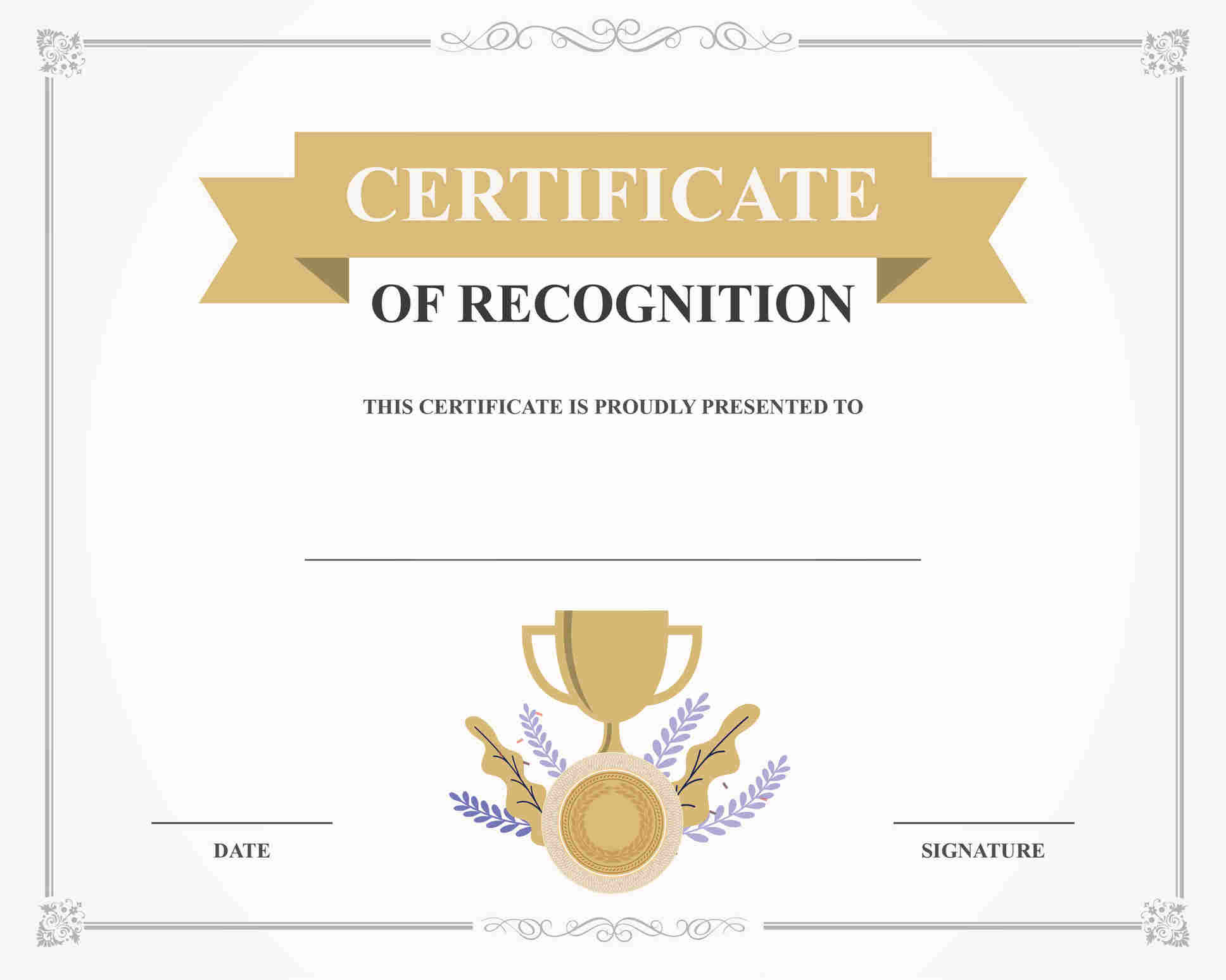 10 Amazing Award Certificate Templates In 2021 - Recognize throughout Template For Recognition Certificate