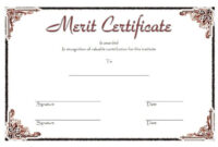 10+ Certificate Of Merit Templates Editable Free Download with regard to 7 Free Editable Pre K Graduation Certificates Word Pdf