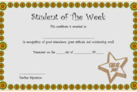 10+ Student Of The Week Certificate Templates [Best Ideas] for Student Of The Week Certificate Templates