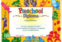 11+ Preschool Certificate Templates – Pdf | Free & Premium Templates regarding Pre K Diploma Certificate Editable Templates