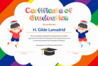 12 Unique Preschool Graduation Certificate Template Free For Preschool with regard to Fantastic Kindergarten Graduation Certificate Printable