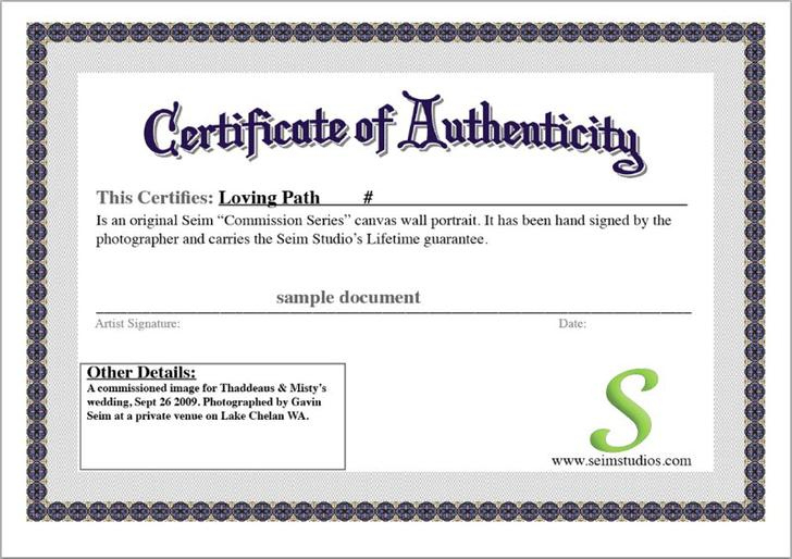 20+ Certificate Of Authenticity Templates Free Download with Certificate Of Authenticity Template