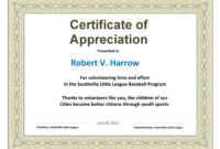30 Free Certificate Of Appreciation Templates And Letters intended for New Gratitude Certificate Template