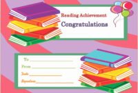 30 Free Printable Reading Certificates In 2020 (With Images) | Awards in Reading Certificate Template Free