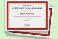 31+ Free Academic Certificate Templates [Customize & Download regarding Simple Academic Achievement Certificate Templates