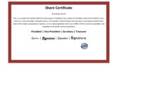 40+ Free Stock Certificate Templates (Word, Pdf) ᐅ Templatelab regarding Fantastic Template For Share Certificate