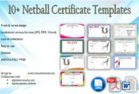 5+ Best Netball Achievement Certificate Editable Templates throughout New 7 Basketball Achievement Certificate Editable Templates
