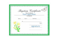50 Free Baby Dedication Certificate Templates – Printable Templates pertaining to Fantastic Free Fillable Baby Dedication Certificate Download