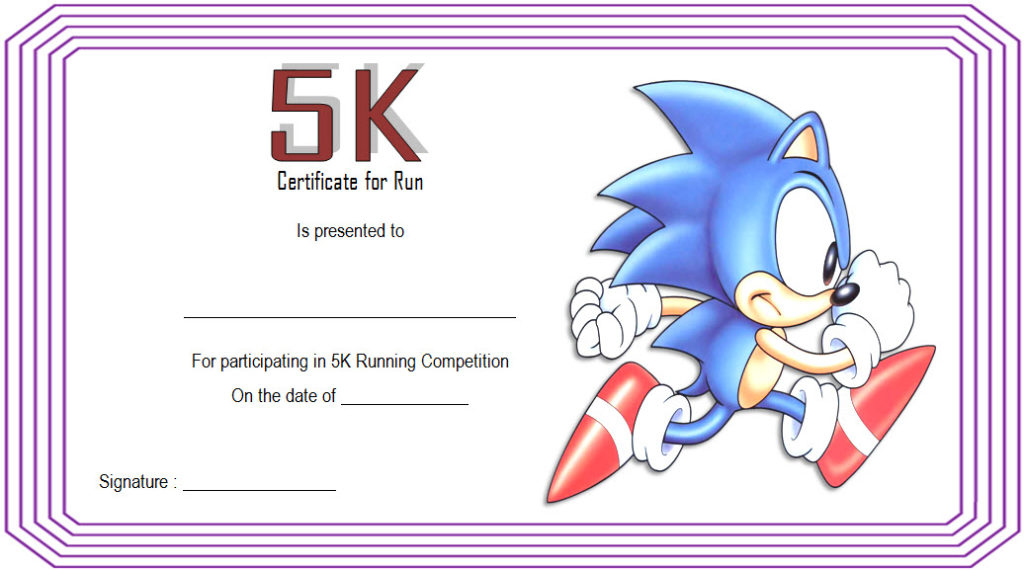 5K Race Certificate Templates Free [7+ Best Choices In 2019] with 5K Race Certificate Template 7 Extraordinary Ideas