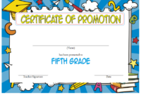 5Th Grade Promotion Certificate Template Free 2 In 2020 | Certificate for Promotion Certificate Template