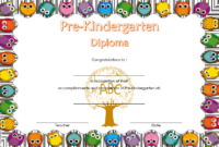 7 Best Images Of Printable Kindergarten Diploma Template Kindergarten with Kindergarten Graduation Certificates To Print Free