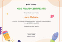 7+ Free Graduation Ceremony Certificate Templates [Customize & Download pertaining to 7 Kindergarten Diploma Certificate Templates Free