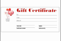 7 Make Your Own Gift Voucher Template Free – Sampletemplatess with regard to Free Gift Certificate Template In Word 7 Designs