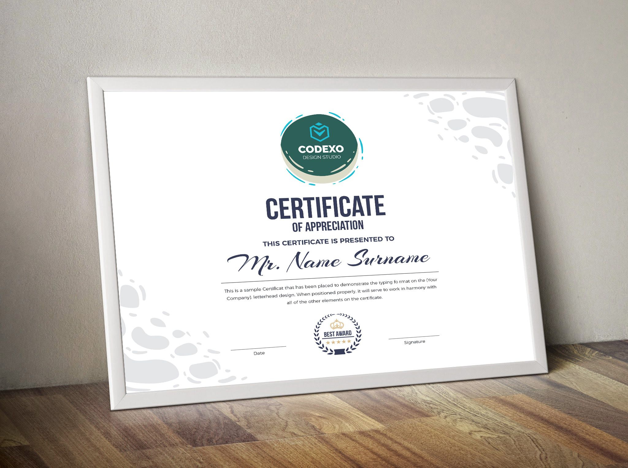 Athena Professional Landscape Certificate Template (With Images with regard to Awesome Landscape Certificate Templates