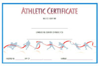 Athletic Award Certificate Template – 10+ Best Designs Free inside Certificate Of Participation Template Doc 7 Ideas