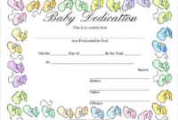 Baby Dedication Certificate Template – 21+ Free Word, Pdf Documents for Fantastic Free Fillable Baby Dedication Certificate Download