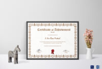 Badminton Participation Achievement Certificate Design Template In Psd with regard to Badminton Achievement Certificate Templates
