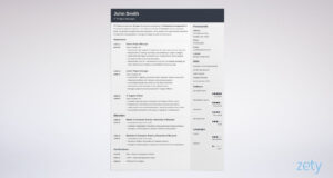 best looking resume templates Sample