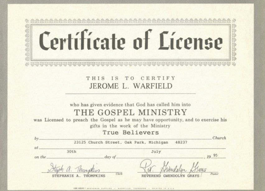 Best Printable Ordination Certificate | Regina Blog with Free Ordination Certificate Template