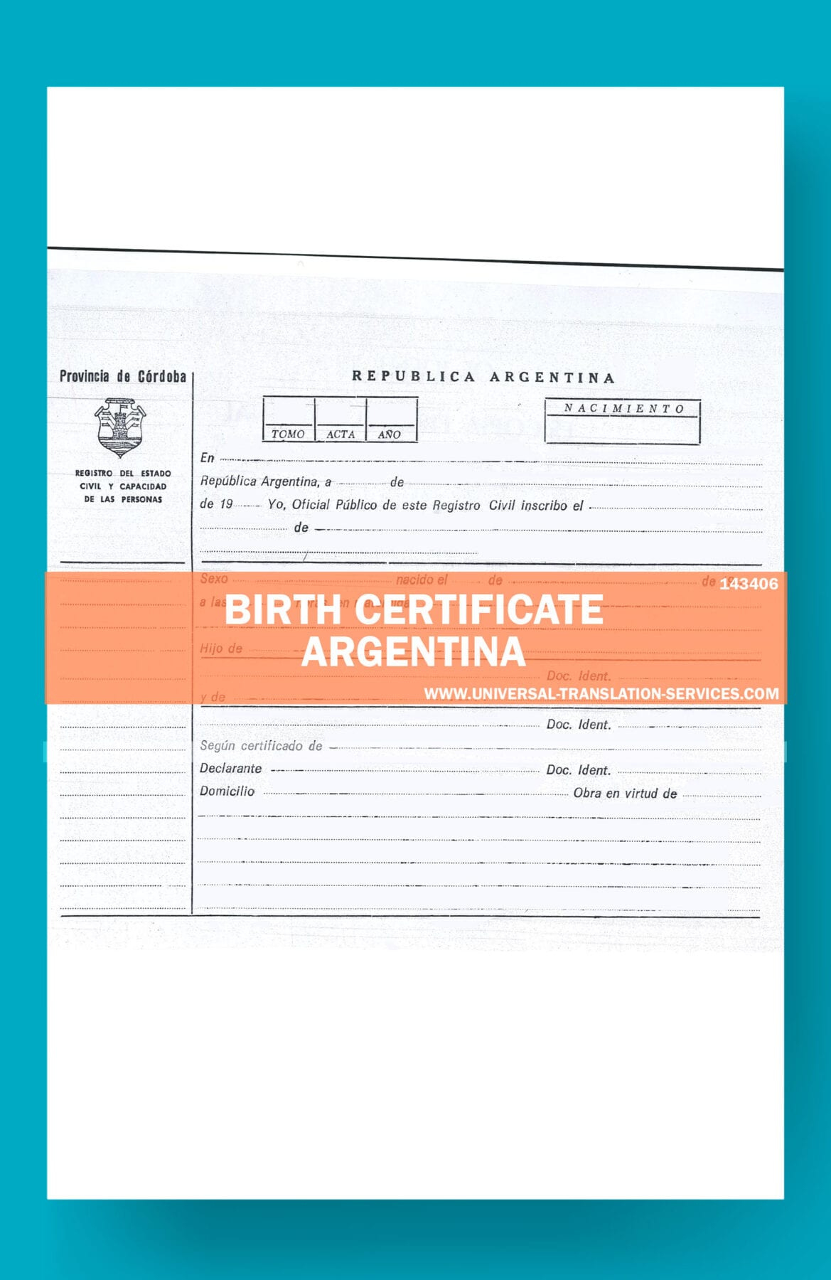 Birth Certificate Translation Template From Argentina (Madeexpert) within Free Birth Certificate Translation Template