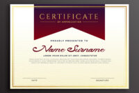 Certificate Of Appreciation Business Template - Download Free Vector intended for Thanks Certificate Template