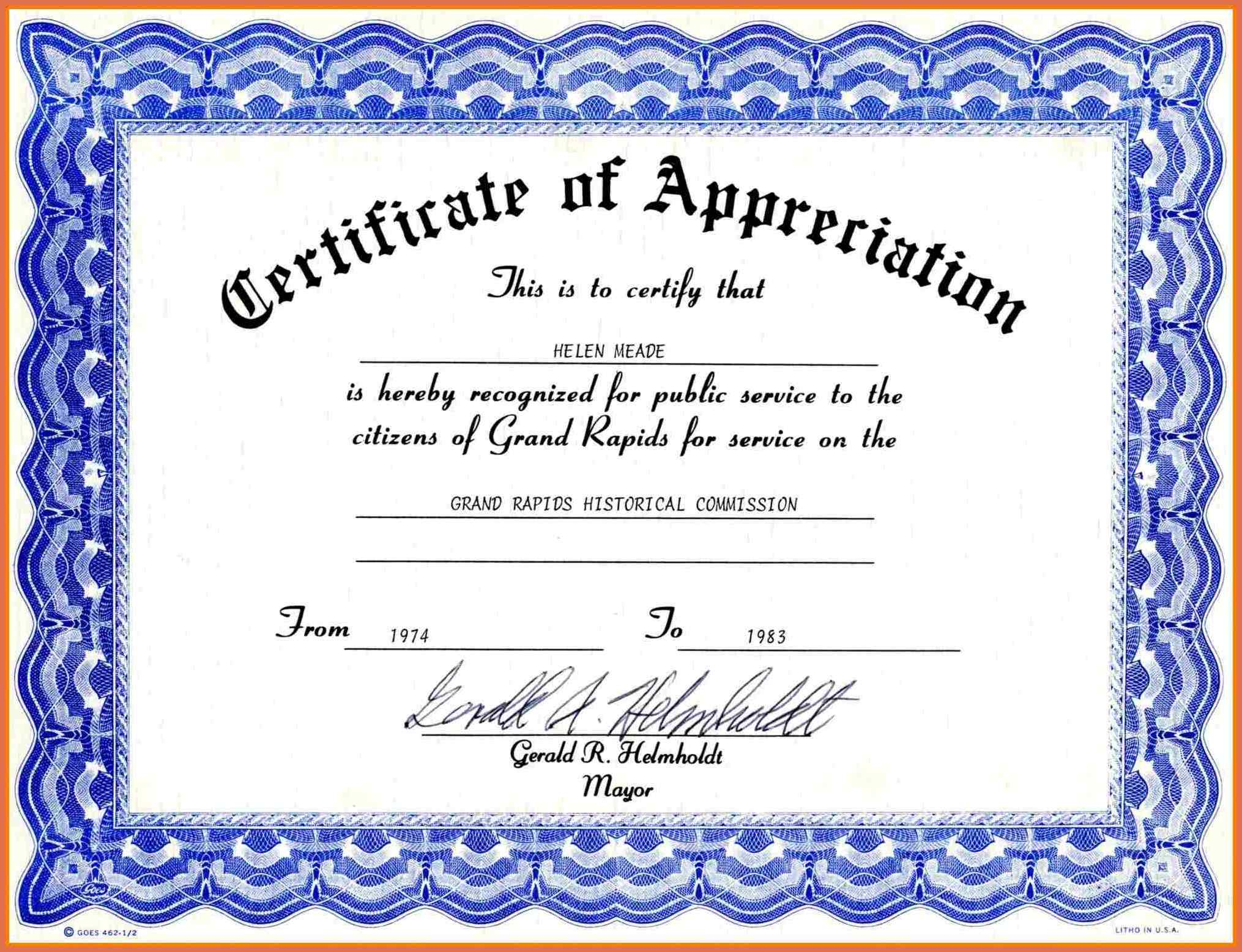 Certificate Of Appreciation Template Word - Task List Templates intended for Amazing Template For Recognition Certificate
