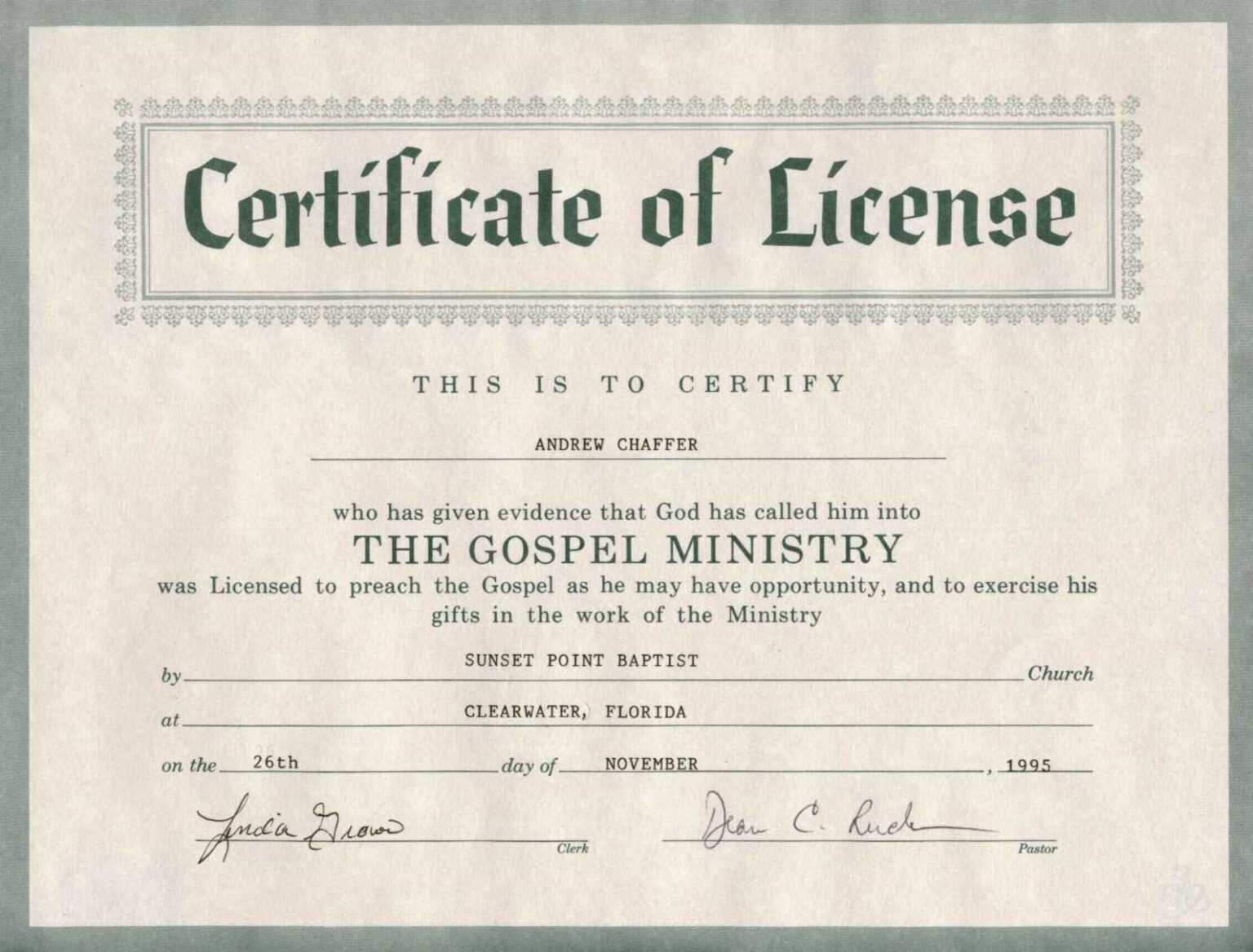 Certificate Of Ordination For Pastor Template For Free Ordination with Free Free Ordination Certificate Template