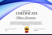 Certificate Template Background Award Diploma Vector Image inside Free Professional Award Certificate Template