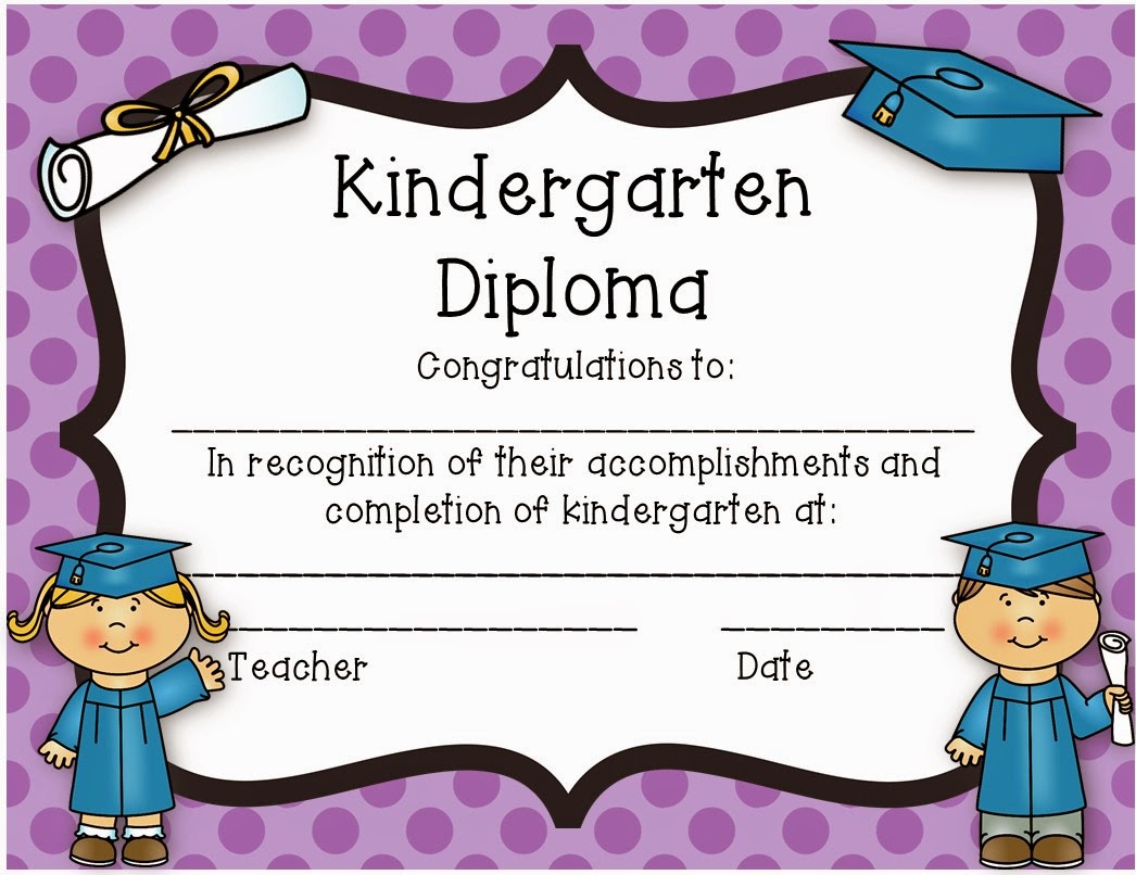 Diploma: Preschool Diploma Template throughout Pre K Diploma Certificate Editable Templates