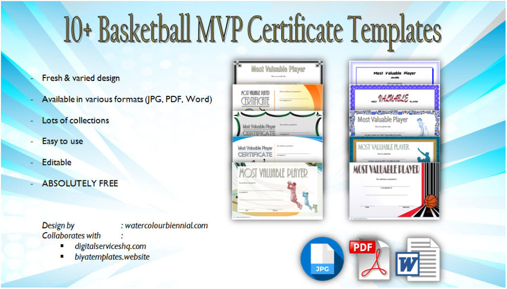 Download 7+ Basketball Participation Certificate Editable Templates regarding New 7 Basketball Achievement Certificate Editable Templates