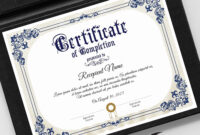 Editable Certificate Of Completion Template, Printable Modern Luxury with regard to Free Update Certificates That Use Certificate Templates