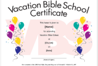 Essential Church Certificates – Children'S Edition pertaining to Free Printable Vbs Certificates Free