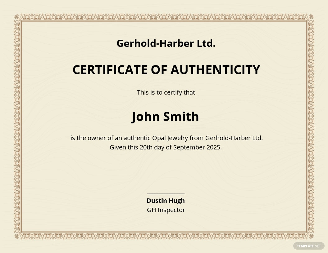 Free Authenticity Certificate Templates, 15+ Download In Pdf, Psd in Fantastic Certificate Of Authenticity Template