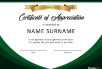 Free Certificate Of Appreciation Templates And Letters Pertaining To intended for Amazing Felicitation Certificate Template