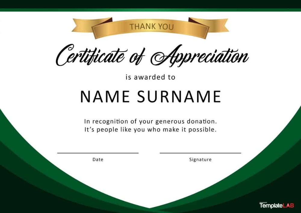 Free Certificate Of Appreciation Templates And Letters Pertaining To intended for Amazing Felicitation Certificate Template