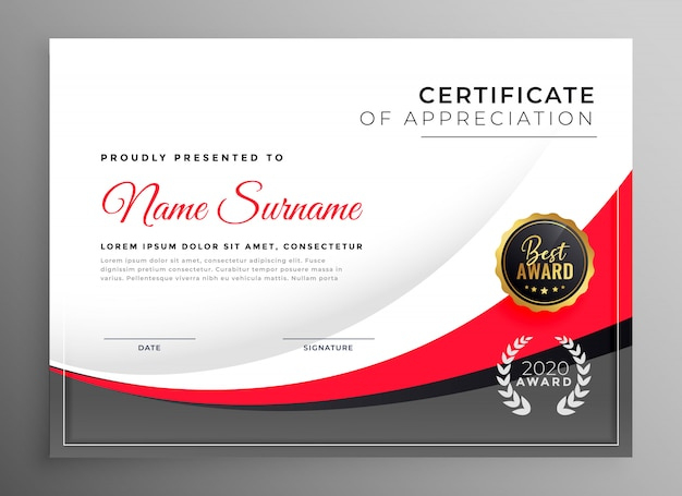 Free Download: Professional Success Certificate Design Template with Free Professional Award Certificate Template