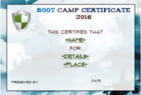 Free Printable Boot Camp Certificate | Certificate Templates Throughout inside Boot Camp Certificate Template