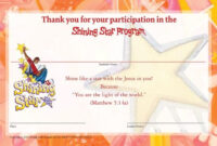 Free Printable Vbs Certificates Templates | Garden | School intended for Free Printable Vbs Certificates Free