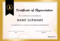 Free Printable Volunteer Certificates Of Appreciation – Free Printable regarding Template For Recognition Certificate