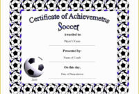 Free Soccer Team Photo Templates Of 7 Free Printable Soccer Certificate throughout 7 Certificate Of Championship Template Designs Free