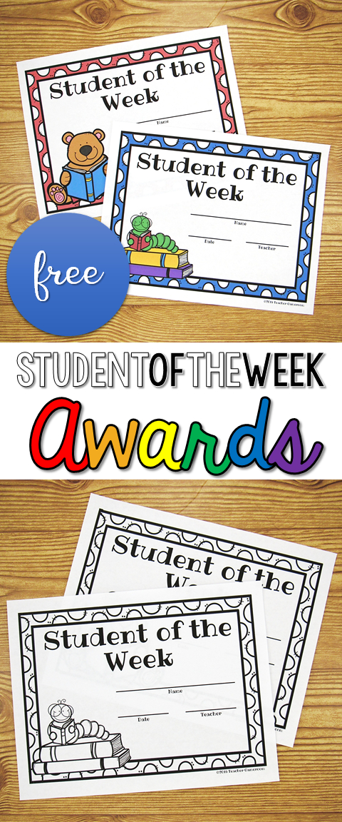 Freebie - Student Of The Week Certificates | Student Of The Week, Star intended for Student Of The Week Certificate Templates