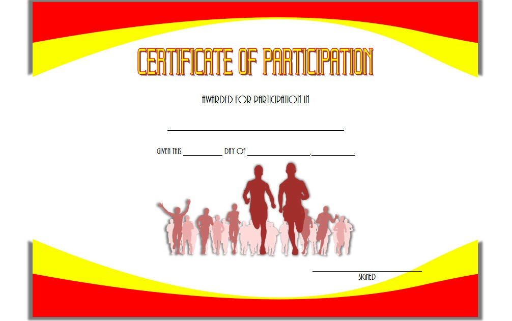 Marathon Certificate Templates Free: 7+ Best Choices In 2019 with Awesome 5K Race Certificate Templates