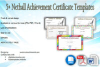 Netball Certificate Template [10+ Best Designs Free Download] intended for New 7 Basketball Achievement Certificate Editable Templates