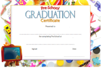 Preschool Graduation Certificate Editable Free (Version 1) | Graduation intended for Fantastic Pre K Diploma Certificate Editable Templates
