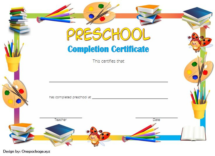 Preschool Graduation Certificate Editable Free (Version 3) | Graduation intended for Pre K Diploma Certificate Editable Templates