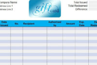 Printable Gift Certificate Log Template | Printable Gift Certificate throughout Gift Certificate Log Template