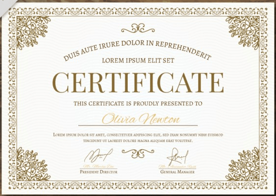 Printable High Resolution Certificate Template | Netwise Template pertaining to Simple High Resolution Certificate Template