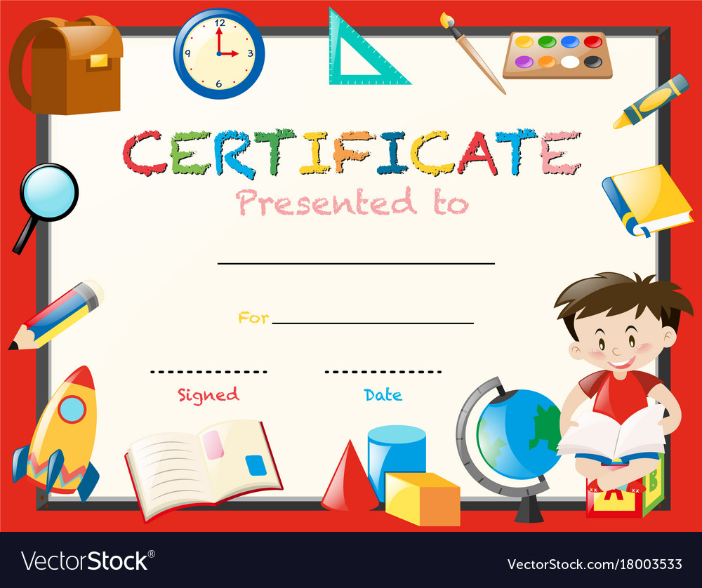 Reading Certificate Template for Free Reading Certificate Template Free