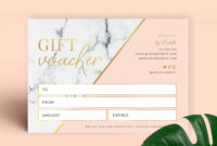 Salon Gift Certificate Template with regard to Free Salon Gift Certificate Template