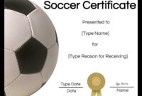 Soccer Award Certificate Template with regard to Simple Soccer Award Certificate Template